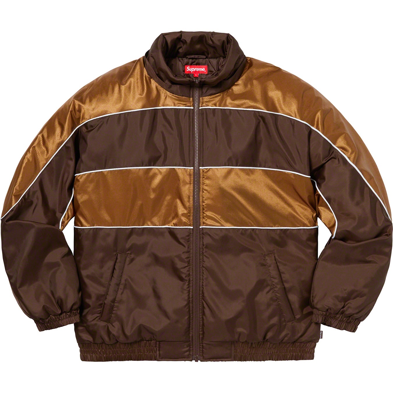 Sports Piping Puffy Jacket view 11